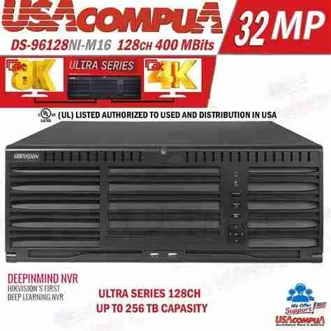 128 channel NVR – DS-96128NI-M16