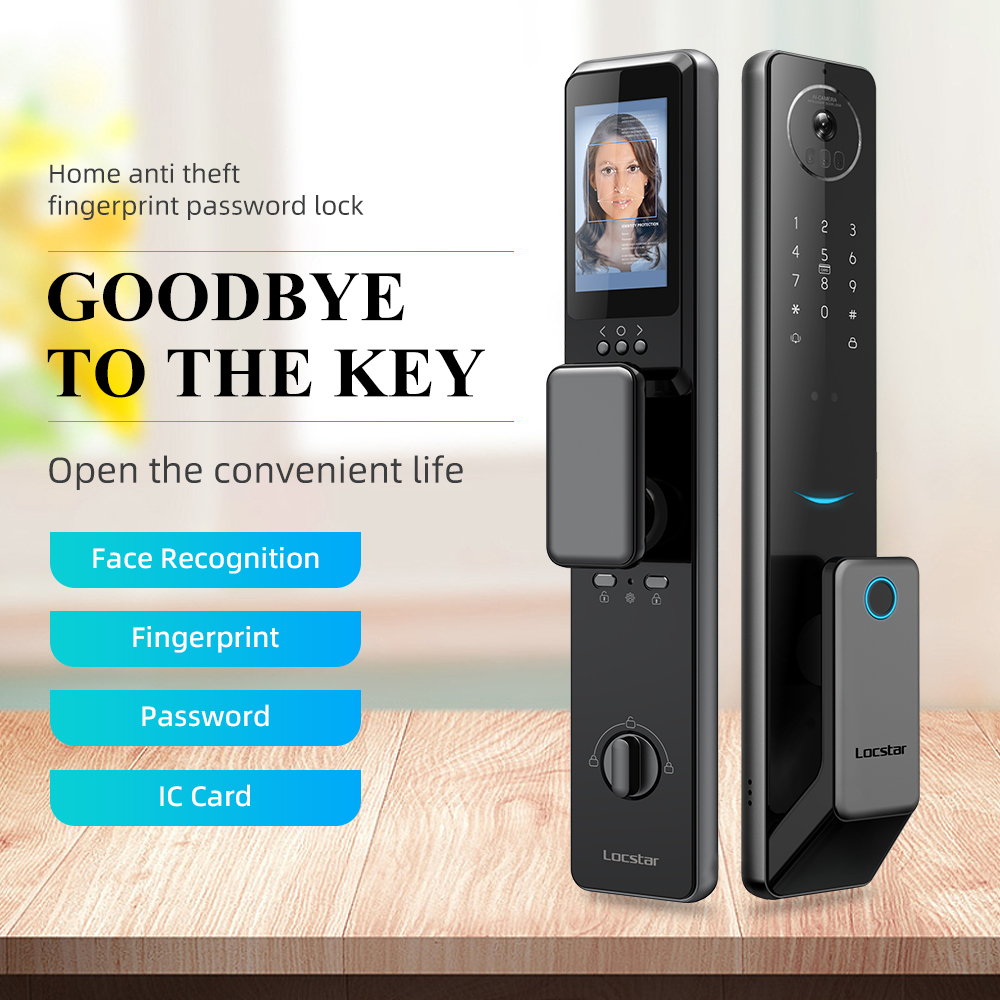 Factory Face Recognition Matter Standard Device Front Door Keyless Entry Smart Lock